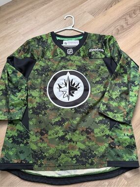 Winnipeg Jets Kids Military Jersey 
Embroidered with Trouba